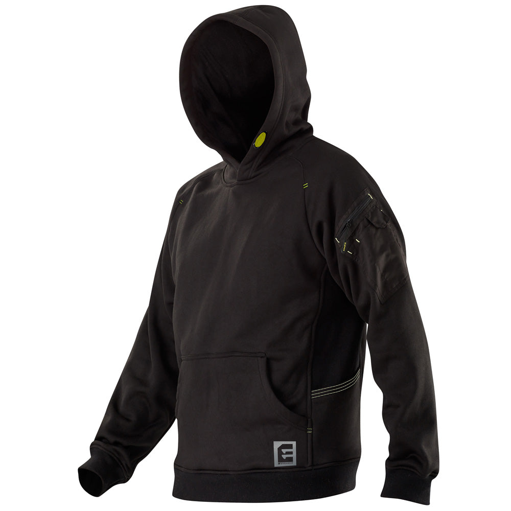 ELEVEN Workwear Evolution Work Hoodie - Black - RSEA Safety Outlet