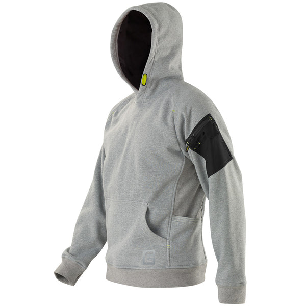 ELEVEN Workwear Evolution Work Hoodie - Grey Marle - RSEA Safety Outlet