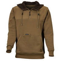 ELEVEN Workwear 1/4 Zip Contrast Panel Hoodie