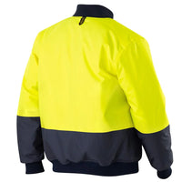 ELEVEN Workwear Hi-Vis Spliced Bomber Jacket - RSEA Safety Outlet