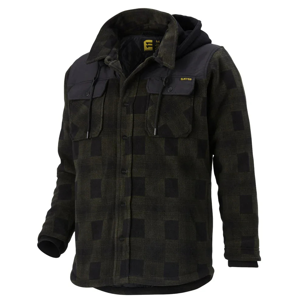 ELEVEN Workwear Check Polar Fleece Jacket - RSEA Safety Outlet