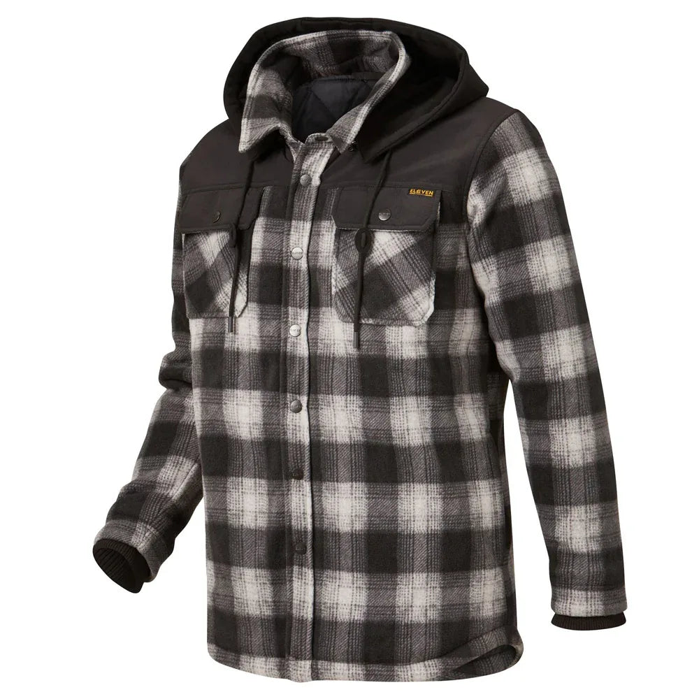 ELEVEN Workwear Check Polar Fleece Jacket - RSEA Safety Outlet