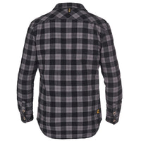 ELEVEN Workwear Hemlock Quilted Flannel Shacket - Black Grey