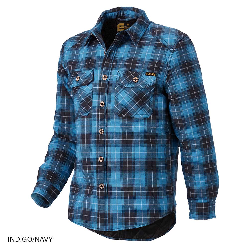 ELEVEN Workwear Quilted Flannel Shacket