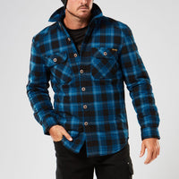 ELEVEN Workwear Quilted Flannel Shacket