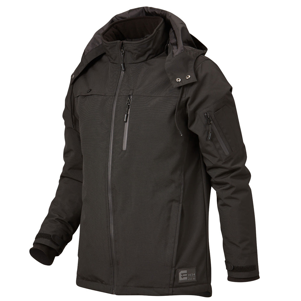 ELEVEN Workwear Water Resistant Jacket with Detachable Hood
