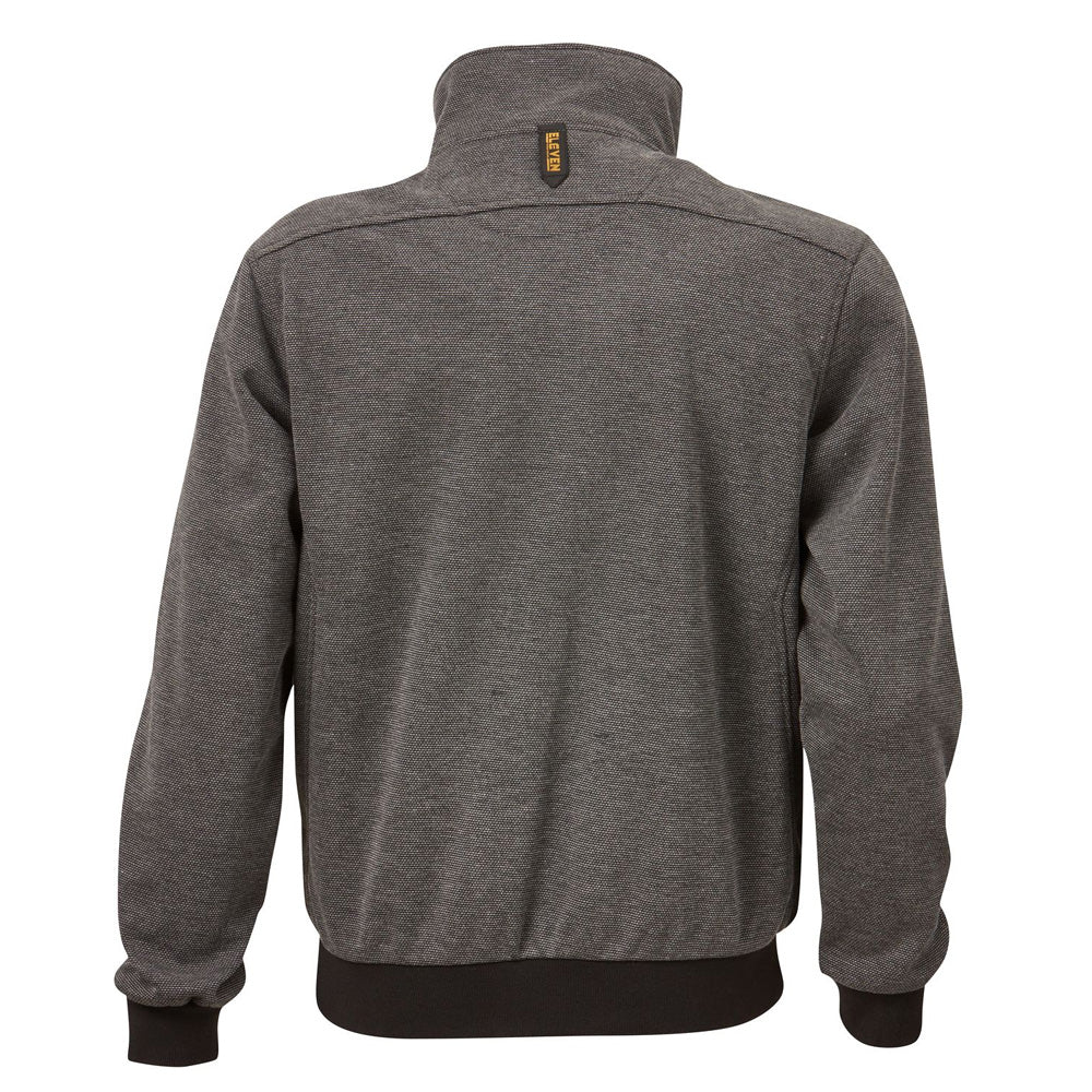 ELEVEN Workwear Textured Zip Front Knitted Jacket