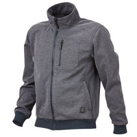 ELEVEN Workwear Textured Zip Front Knitted Jacket