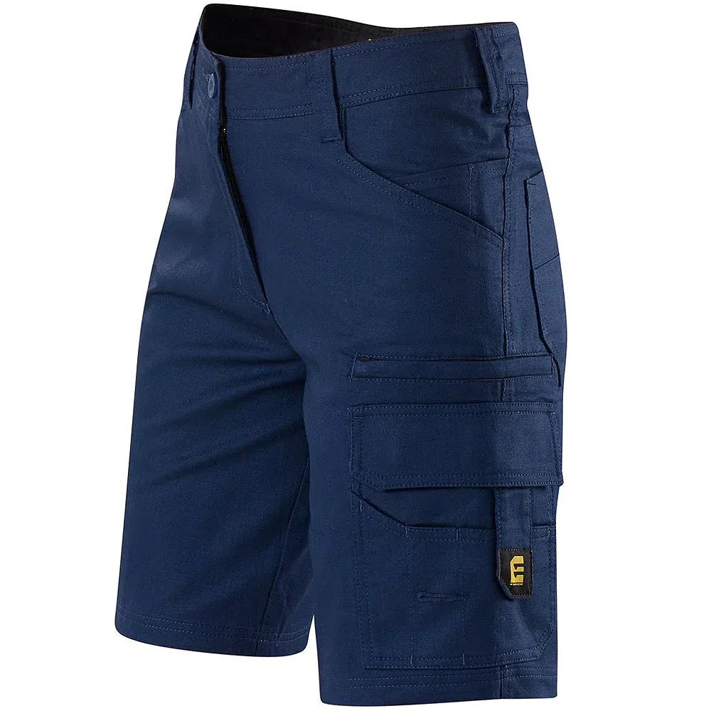 ELEVEN Workwear Women’s Ripstop Work Short - Navy - RSEA Safety Outlet