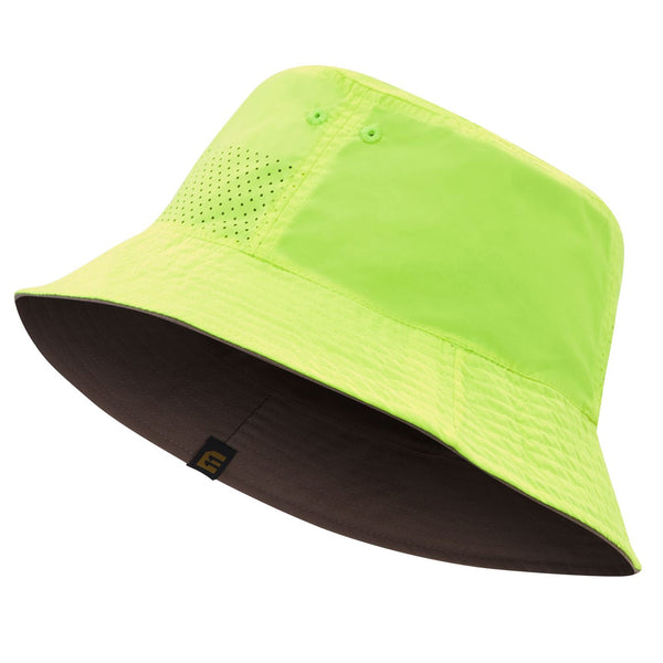 ELEVEN Workwear Reversable Hi-Vis Bucket Hat - Hi Vis Yellow