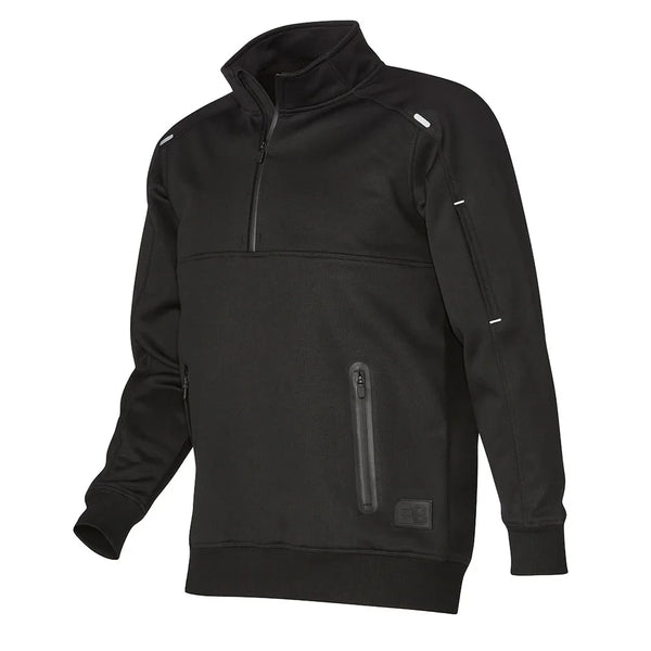 ELEVEN BLACK Tech Fleece 1/4 Zip Pullover - RSEA Safety Outlet