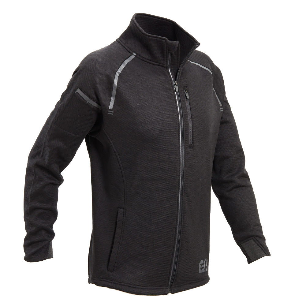 ELEVEN BLACK Mid Layer Fleece Jacket