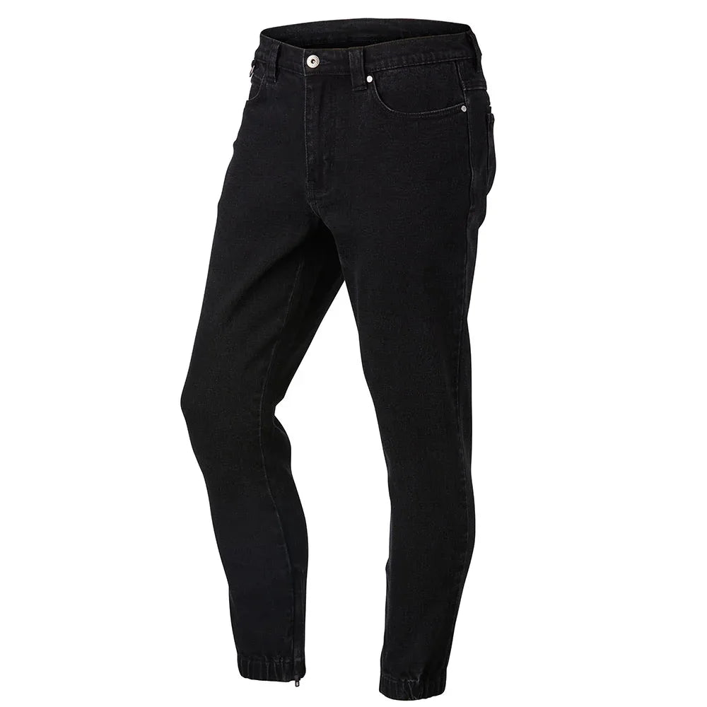 Hammer + Field Workwear Denim Stretch Cuffed Pant - Black - RSEA Safety Outlet