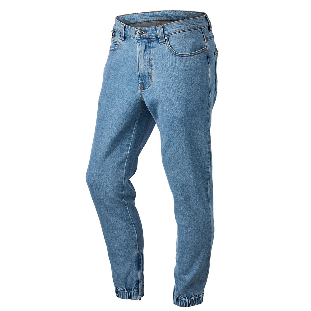 Hammer + Field Workwear Denim Stretch Cuffed Pant - Light Denim