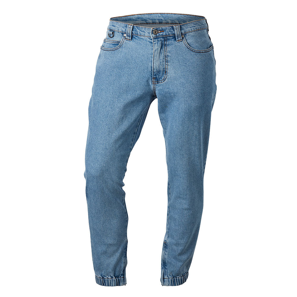 Hammer + Field Workwear Denim Stretch Cuffed Pant - Light Denim
