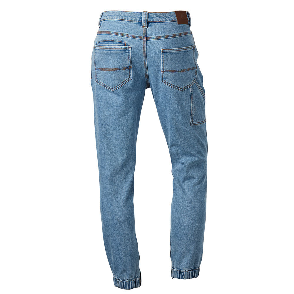 Hammer + Field Workwear Denim Stretch Cuffed Pant - Light Denim