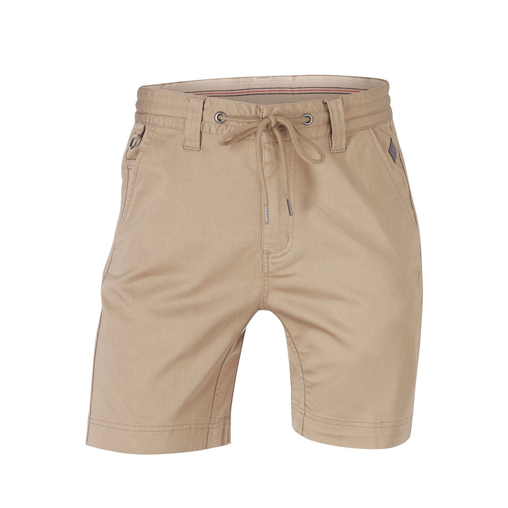 Hammer + Field Workwear Tapered Stretch Seam Detailed Short - Tan