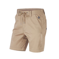 Hammer + Field Workwear Tapered Stretch Seam Detailed Short - Tan