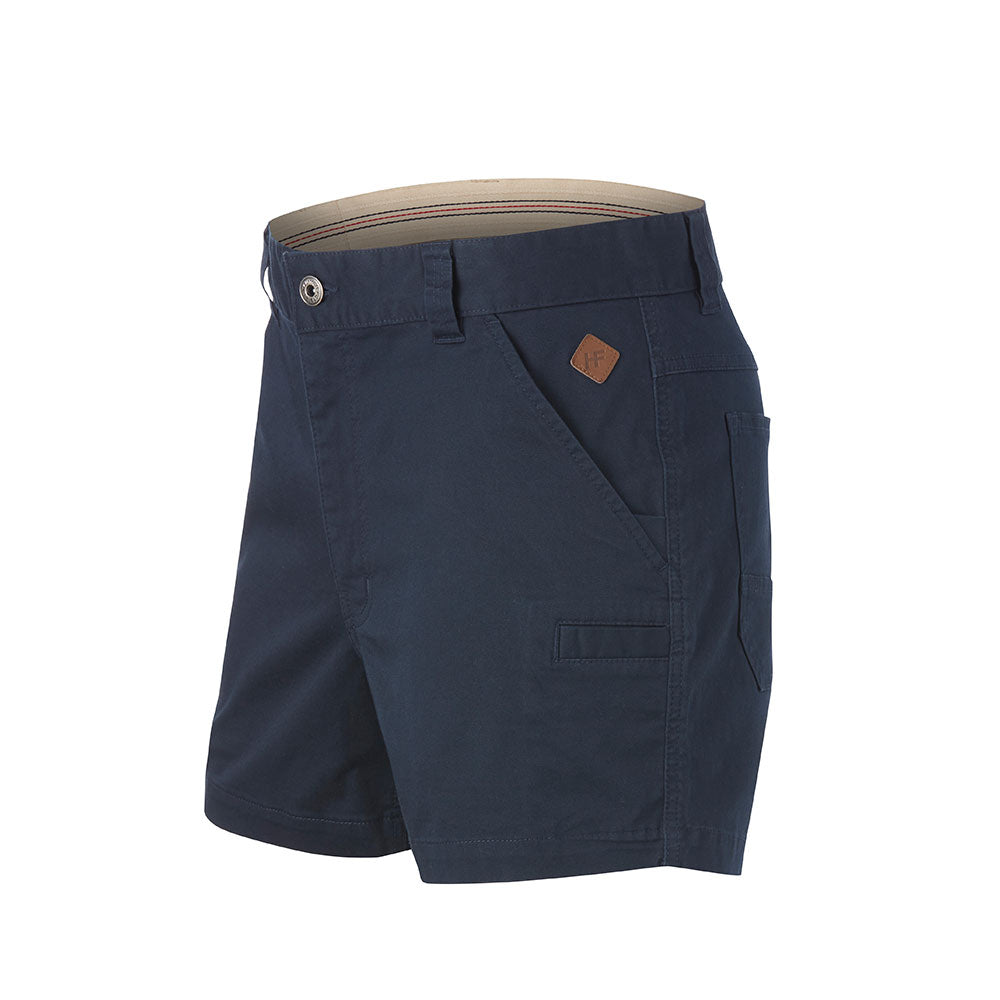Hammer + Field Workwear Short Length Multi Pocket Stretch Short - Navy
