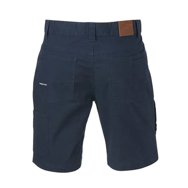 Hammer + Field Workwear Long Length Seam Pocket Stretch Short - Navy - RSEA Safety Outlet