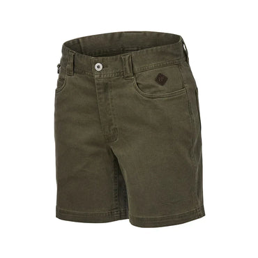 Hammer + Field Workwear Mid Length Washed Twill Stretch Short - Stone Green - RSEA Safety Outlet
