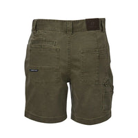 Hammer + Field Workwear Mid Length Washed Twill Stretch Short - RSEA Safety Outlet
