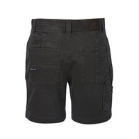 Hammer + Field Workwear Mid Length Washed Twill Stretch Short - Charcoal - RSEA Safety Outlet