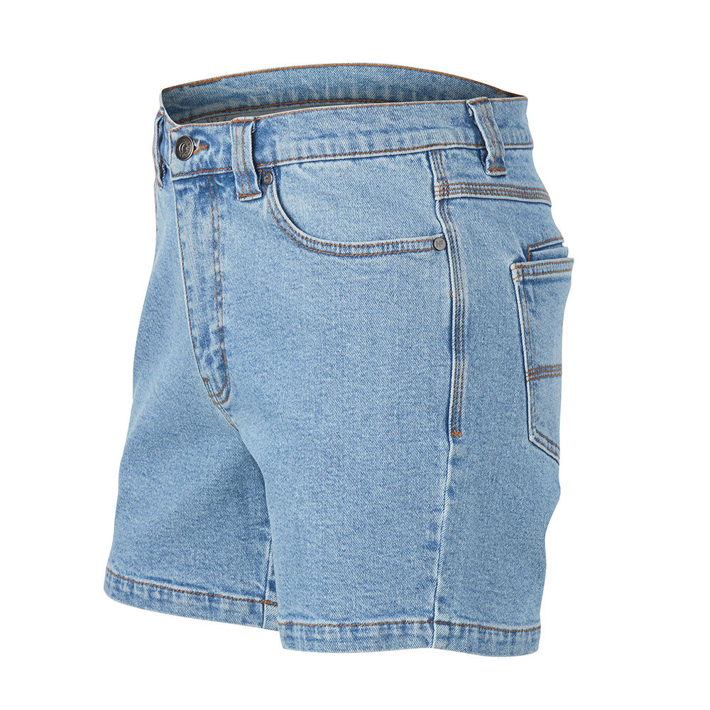 Hammer + Field Denim Stretch Short - Light Denim