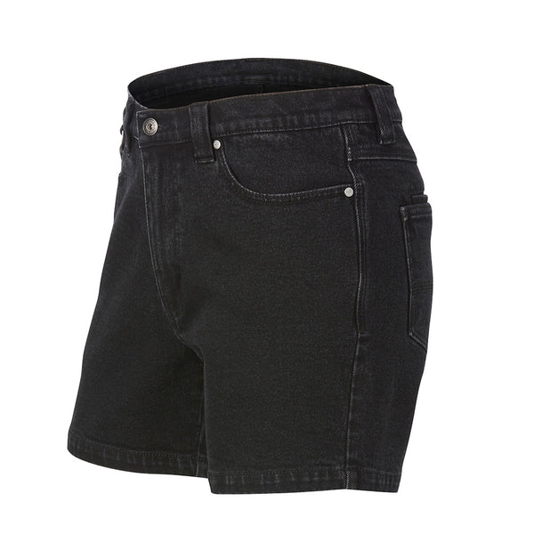 Hammer + Field Denim Stretch Short - Black - RSEA Safety Outlet