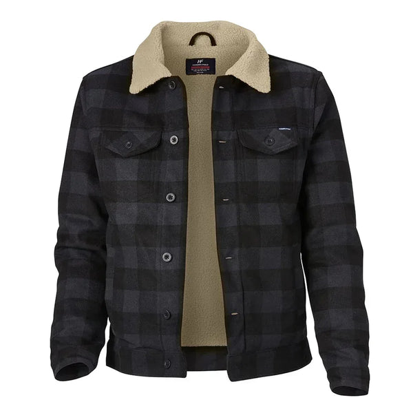 Hammer + Field Yarn Dye Jacket with Sherpa Lining - Midnight Navy | RSEA Safety Outlet