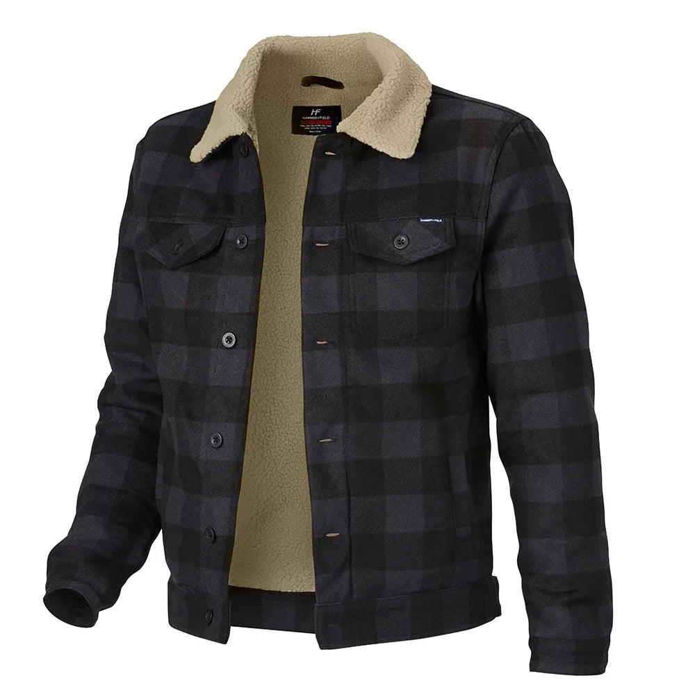 Hammer + Field Yarn Dye Jacket with Sherpa Lining - RSEA Safety Outlet