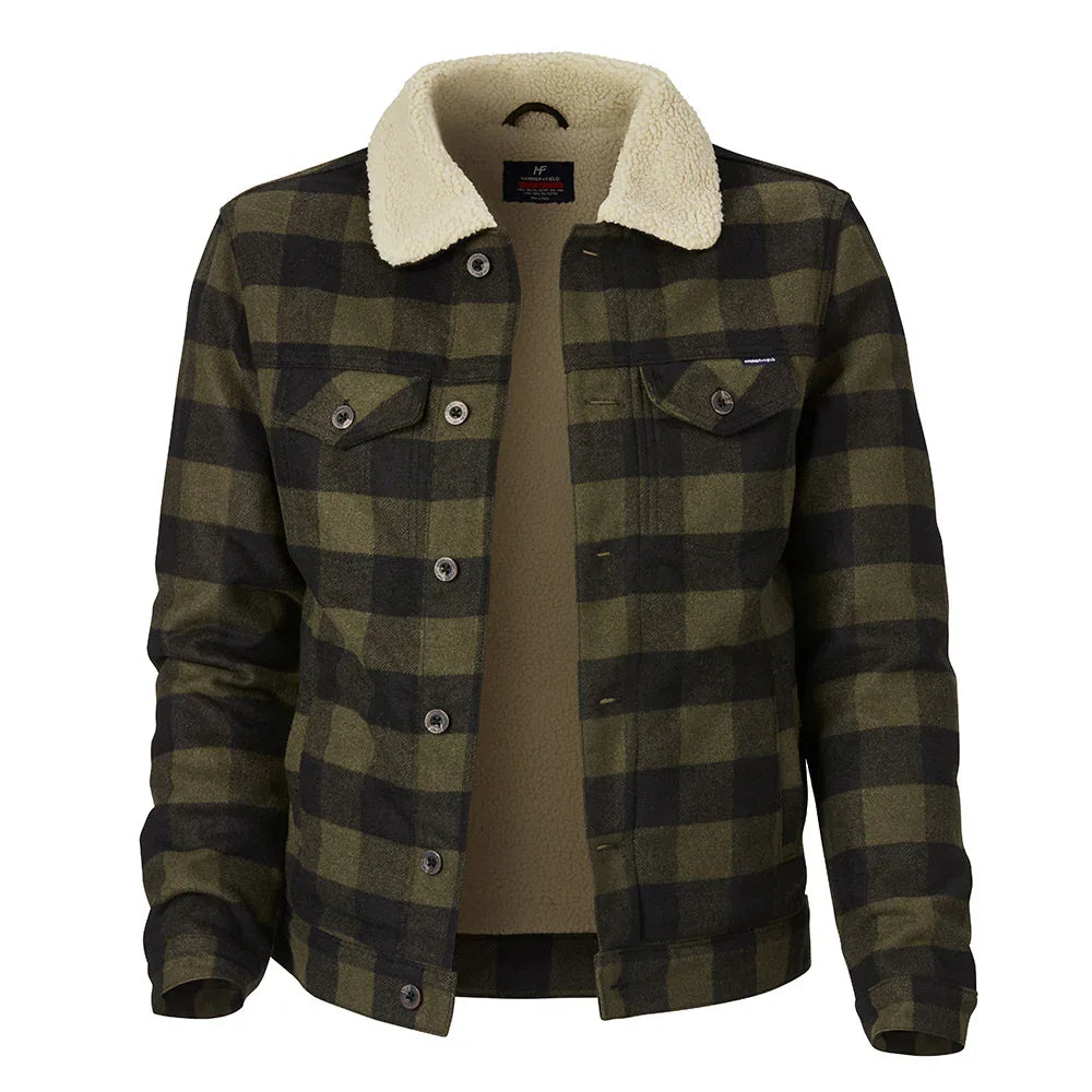 Hammer + Field Yarn Dye Jacket with Sherpa Lining - RSEA Safety Outlet