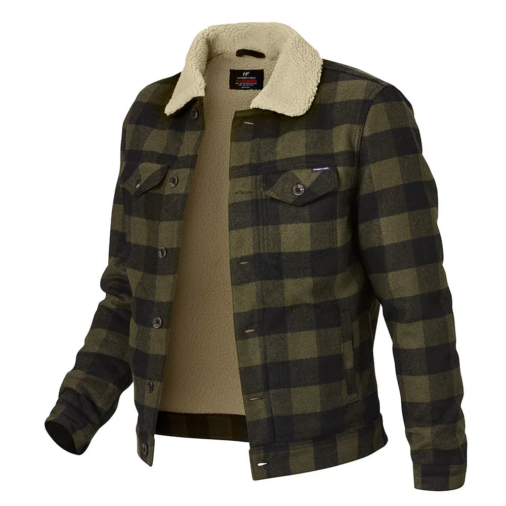 Hammer + Field Yarn Dye Jacket with Sherpa Lining - RSEA Safety Outlet