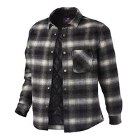 Hammer + Field Check Shacket - Grey Check