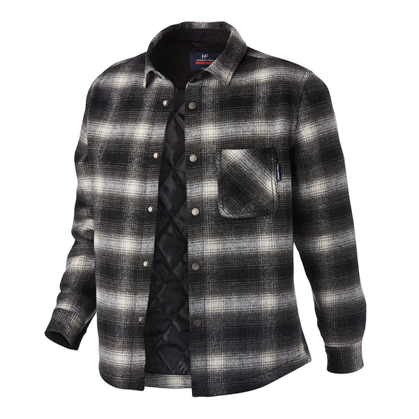 Hammer + Field Check Shacket - Grey Check
