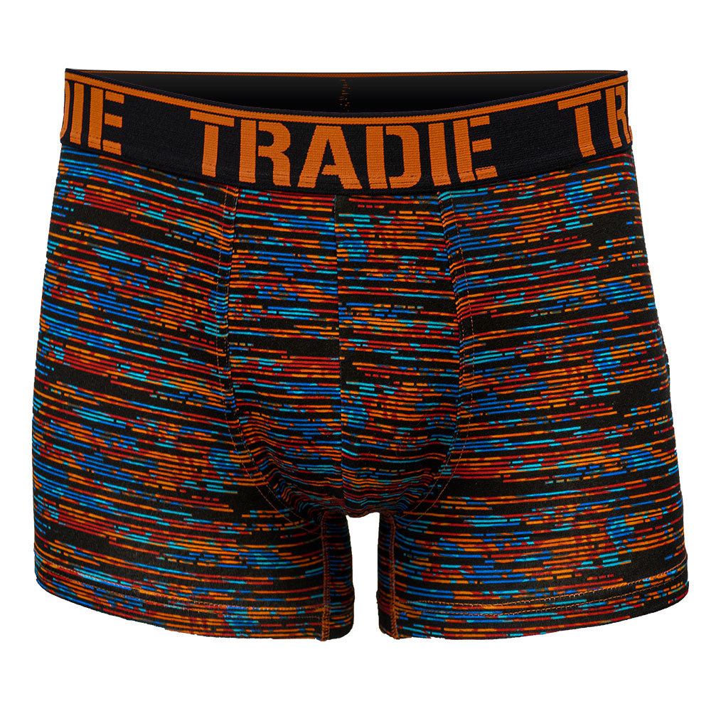 TRADIE Workwear Men's Printed Trunk - Glitchy Sunset