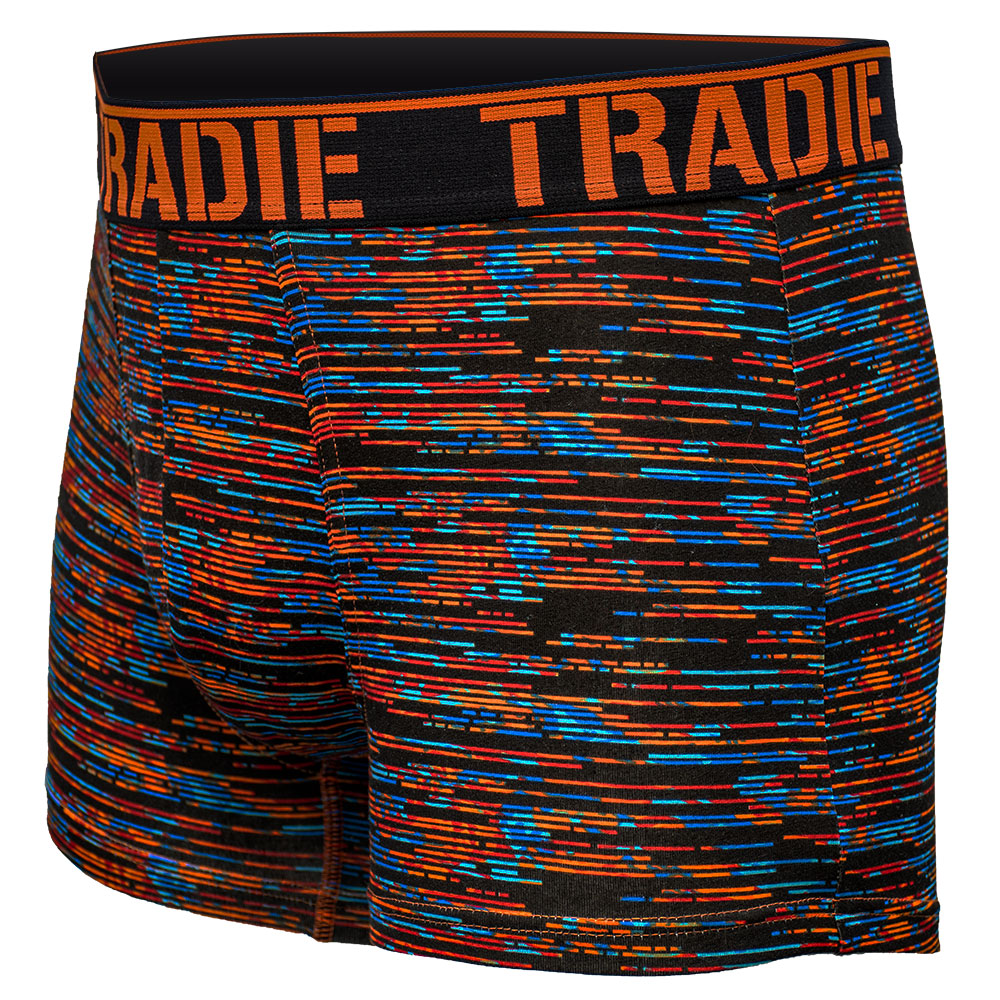 TRADIE Workwear Men's Printed Trunk - Glitchy Sunset