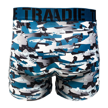 TRADIE Workwear Men's Work N Surf Trunk - Camolarge - RSEA Safety Outlet