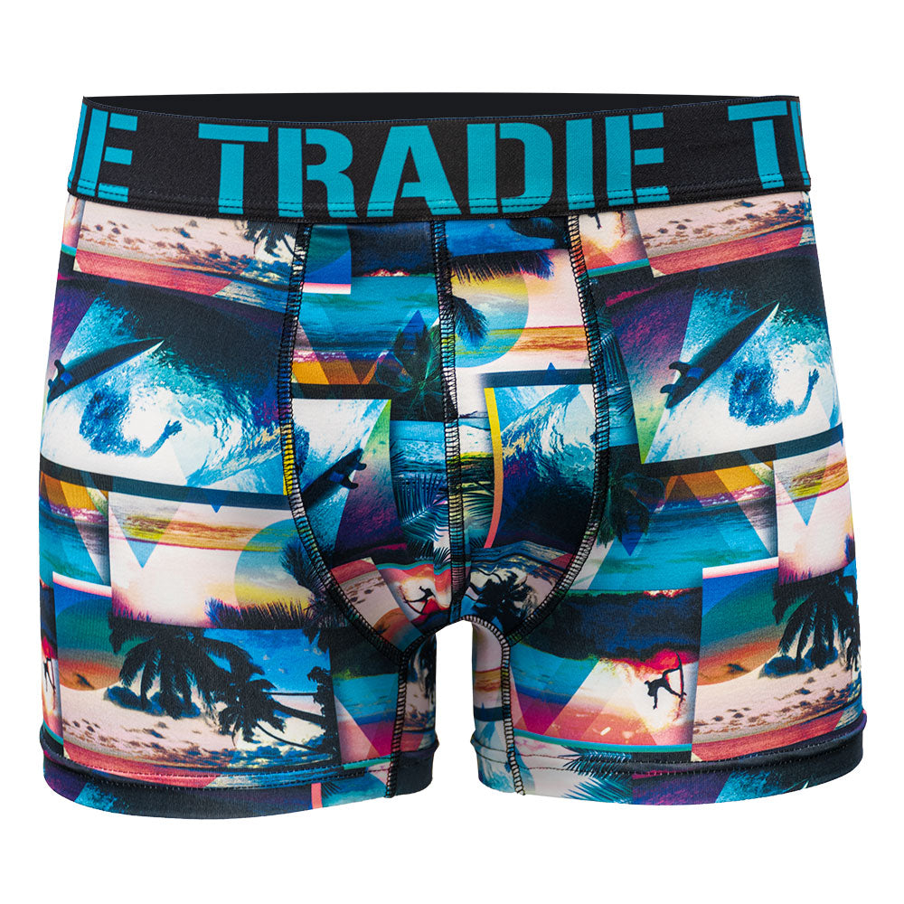 TRADIE Workwear Men's Work N Surf Trunk - Surf Culture - RSEA Safety Outlet