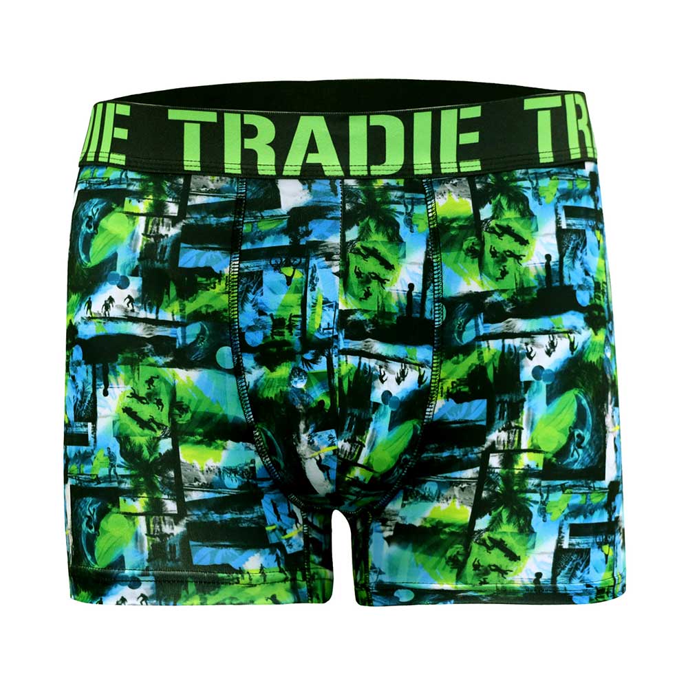 TRADIE Workwear Men's Work N Surf Trunk - Surf Dayzzz - RSEA Safety Outlet