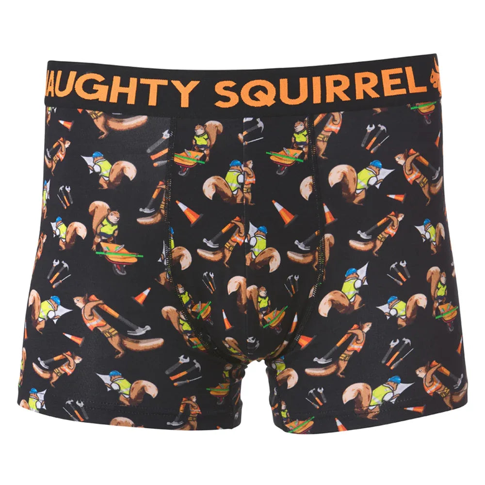Naughty Squirrel 4" Construction Mid-Length Trunk