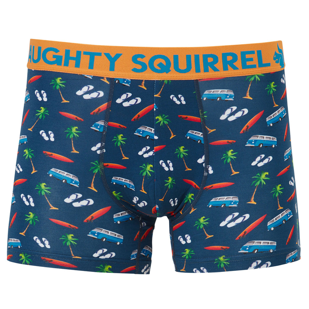 Naughty Squirrel 4" Tropical Ocean Mid-Length Trunk - RSEA Safety Outlet