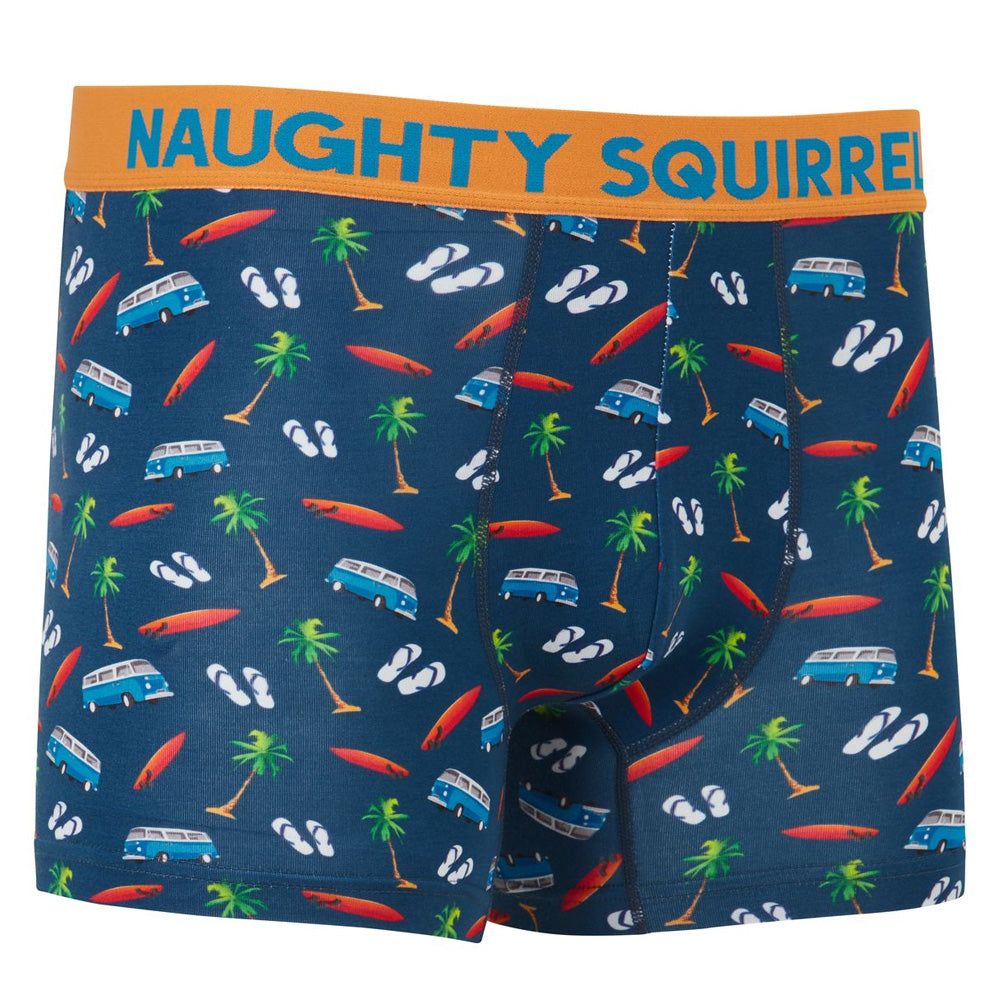Naughty Squirrel 4" Tropical Ocean Mid-Length Trunk - RSEA Safety Outlet