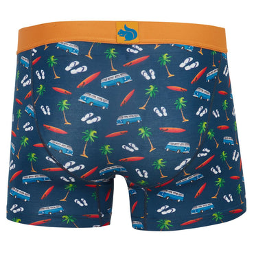 Naughty Squirrel 4" Tropical Ocean Mid-Length Trunk - RSEA Safety Outlet