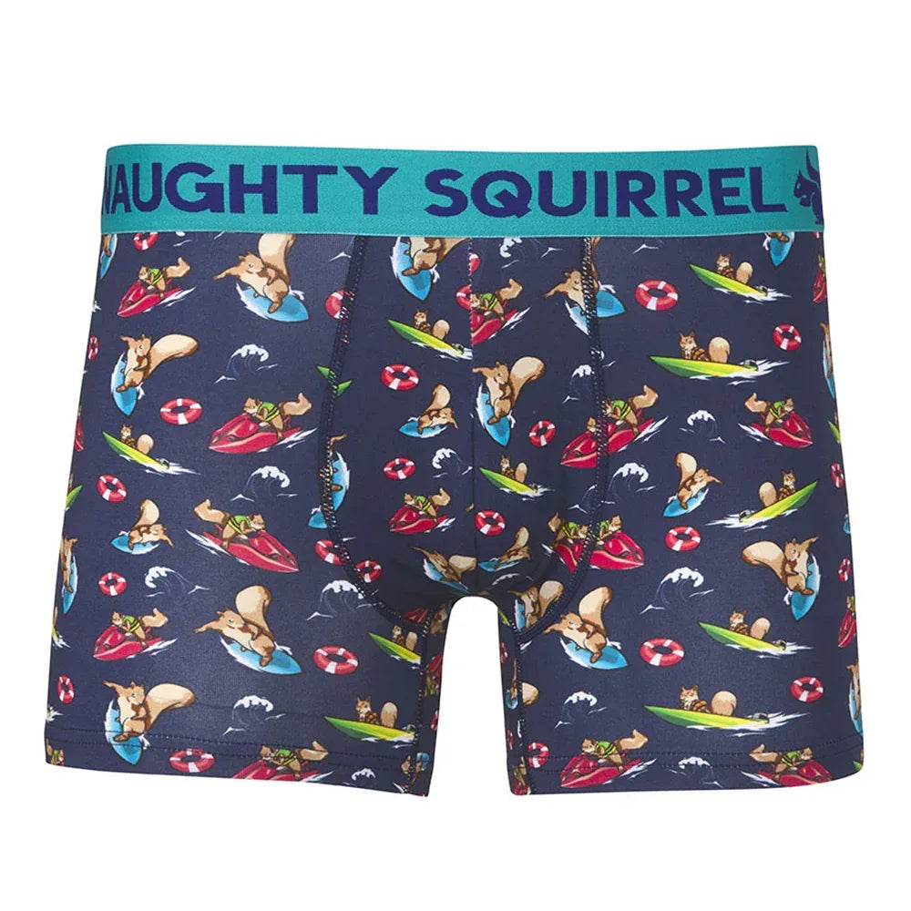 Naughty Squirrel 4" Surf Mid-Length Trunk - RSEA Safety Outlet