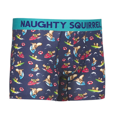 Naughty Squirrel 4" Surf Mid-Length Trunk - RSEA Safety Outlet
