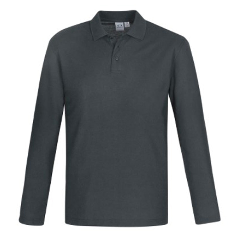 Biz Collection Crew Mens L/S Polo