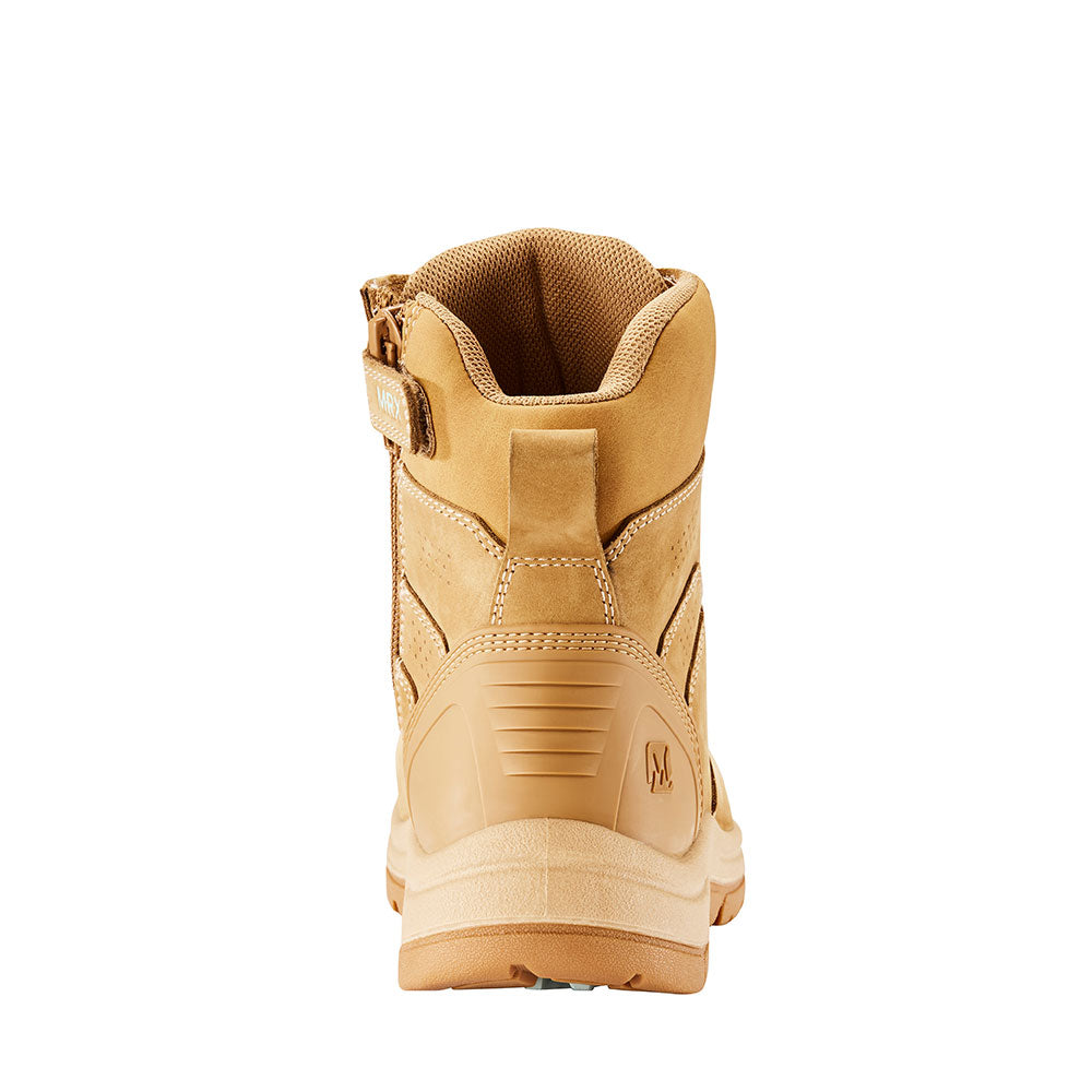 M.R.X. Brady Mid Zip Sided Safety Boots - Wheat - RSEA Safety Outlet
