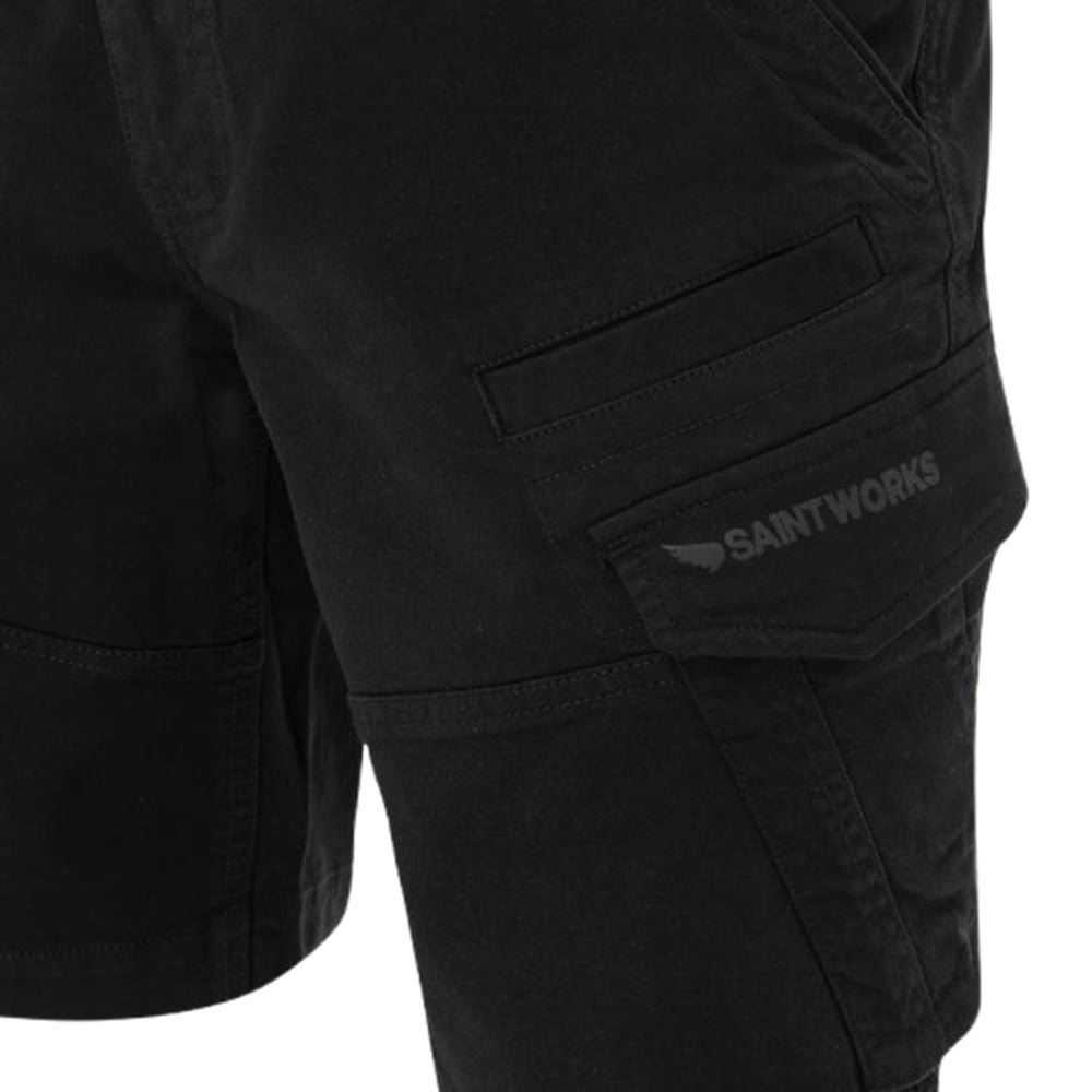 Sa1nt Works Cordura Blend Utility Shorts - Black