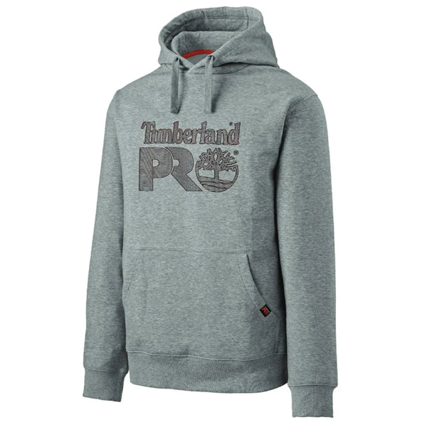 Timberland PRO Hood Honcho Textured Graphic Pullover - Light Heather Grey - RSEA Safety Outlet